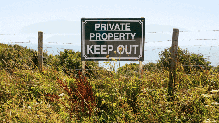 No Trespassing Sign Article